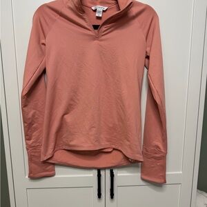 Athleta Women's fleece lined Long Sleeve hiking or running Sweatshirt